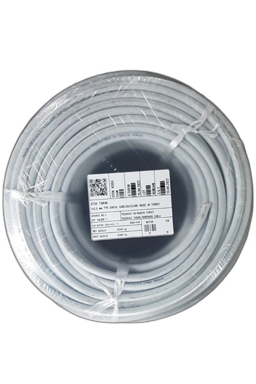 3X2.5 Mm2 Ttr Cca Kablo - Tam Kesit (100 Mt)