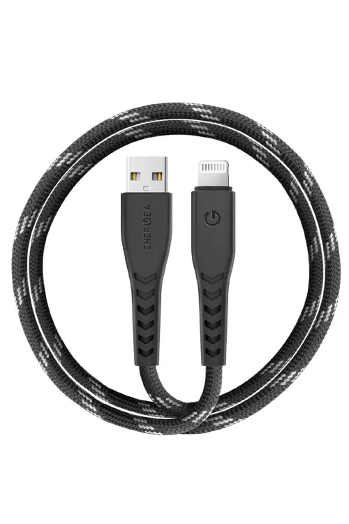 C89 NyloFlex 3M 3A USB to Lightning Hızlı Şarj Kablo - Siyah