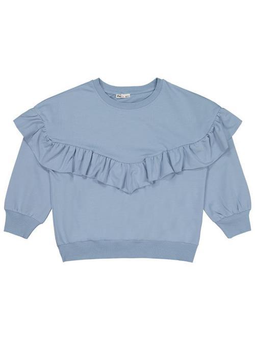 Roba Fırfırlı 10-13 Yaş Sweatshirt - Mavi10-11 Yaş