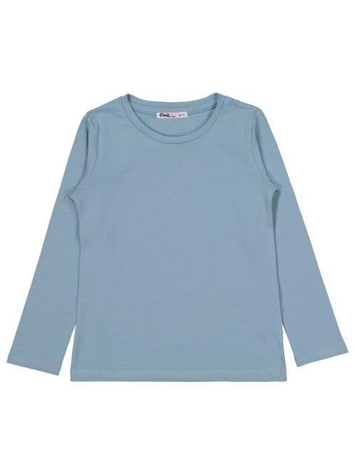 Basic 6-9 Yaş Sweatshirt - Mavi8-9 Yaş
