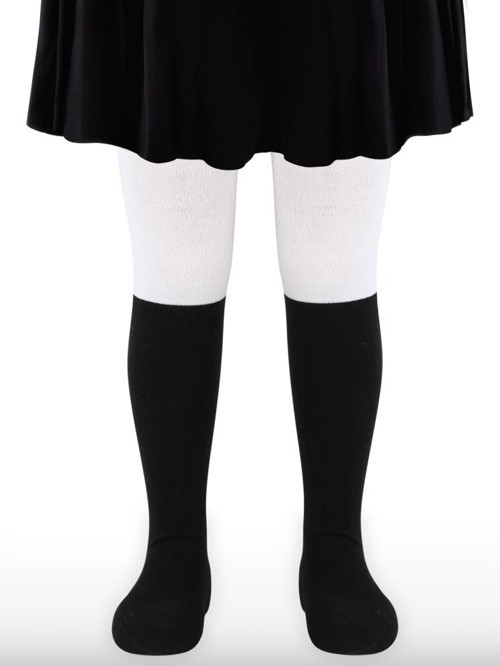 Basic College 3-11 Yaş Kız Külotlu Çorap - Siyah3-4 Yaş