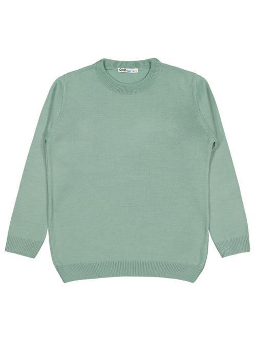 Basic 6-9 Yaş Kazak - Yeşil9-10 Yaş