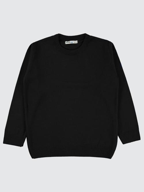 Basic 10-13 Yaş Kazak - Siyah13-14 Yaş