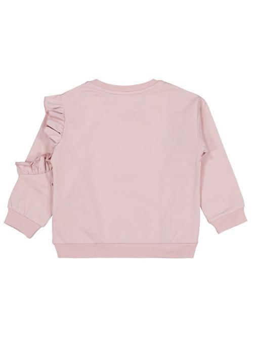 Fırfırlı 2-5 Yaş Sweatshirt - Pembe5-6 Yaş