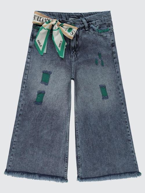 Pantolon Etek 10-13 Yaş Pantolon - Mavi11-12 Yaş