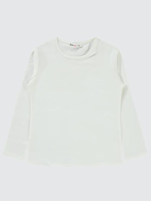 Basic 6-9 Yaş Sweatshirt - Ekru8-9 Yaş