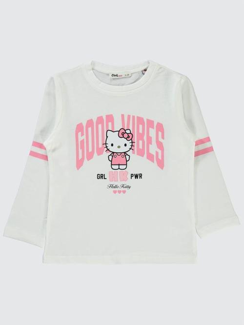 Civil Girls Sanrio Hello Kitty 2-5 Yaş Sweatshirt - Ekru2-3 Yaş