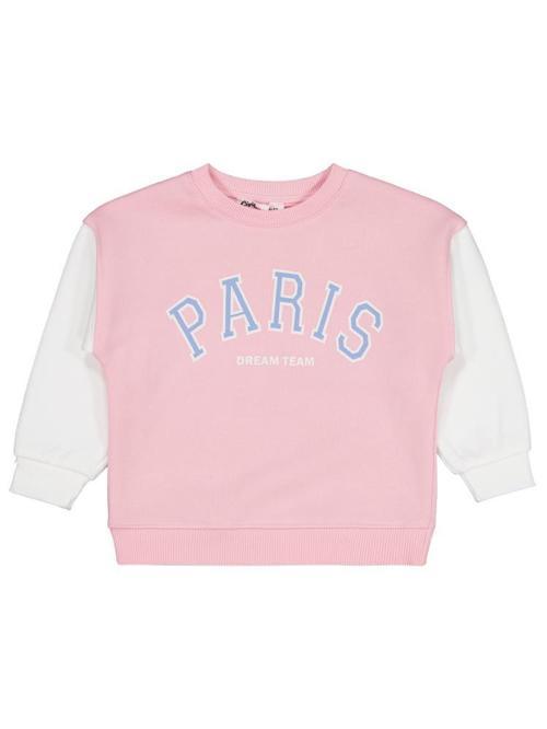 Paris Baskılı 2-5 Yaş Sweatshirt - Pembe5-6 Yaş