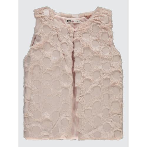 Pelüş 6-9 Yaş Yelek - Pudra8-9 Yaş