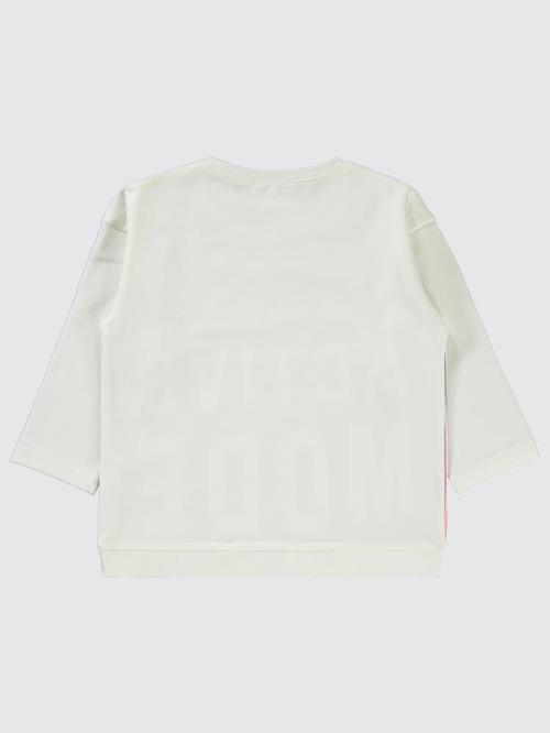 Active Mode Baskılı 2-5 Yaş Sweatshirt - Beyaz4-5 Yaş