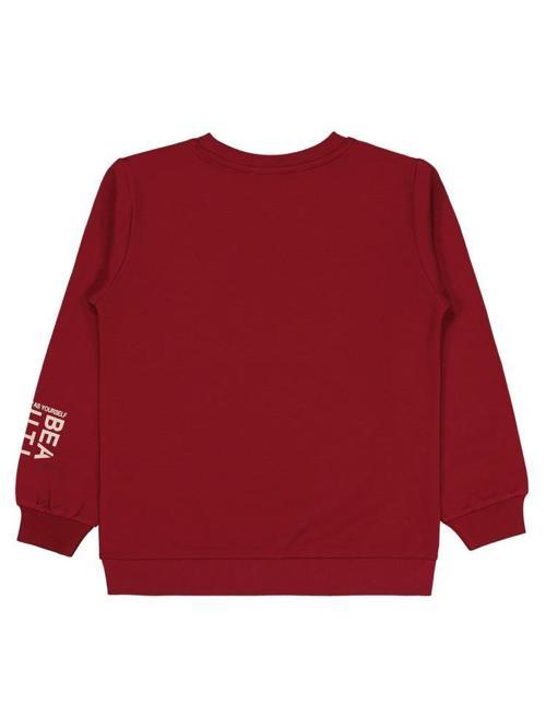 Basic 10-13 Yaş Sweatshirt - Bordo10-11 Yaş