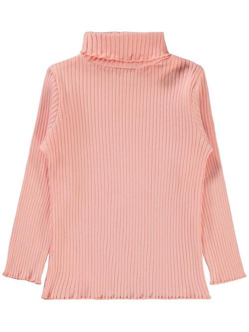Boğazlı 2-5 Yaş Sweatshirt - Pudra4-5 Yaş