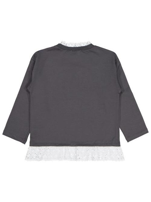 Brodeli 6-9 Yaş Sweatshirt - Gri9-10 Yaş
