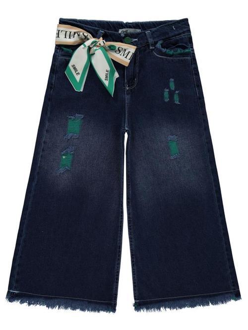 Pantolon Etek 6-9 Yaş Pantolon - Mavi7-8 Yaş