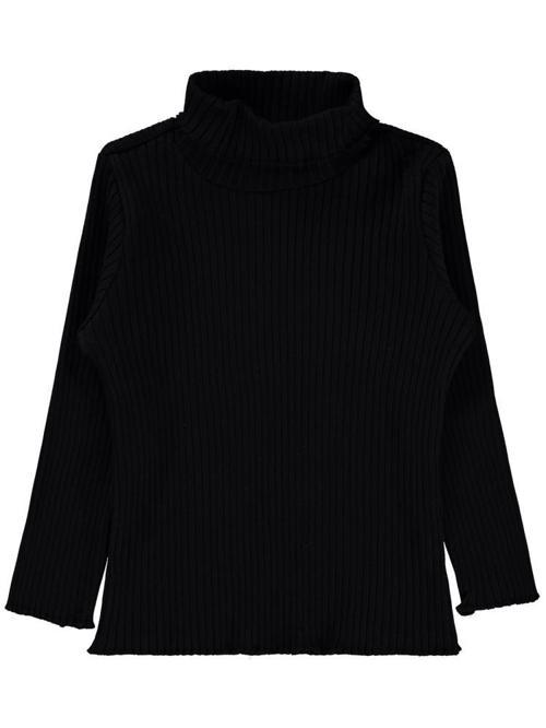 Boğazlı 2-5 Yaş Sweatshirt - Siyah4-5 Yaş