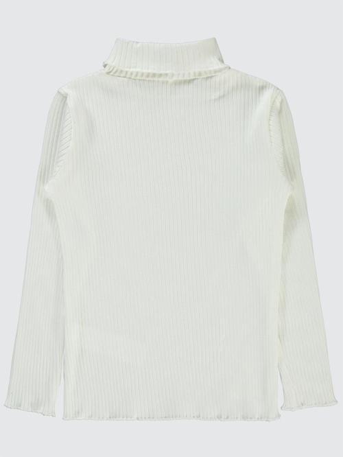 Boğazlı 10-13 Yaş Sweatshirt - Ekru11-12 Yaş