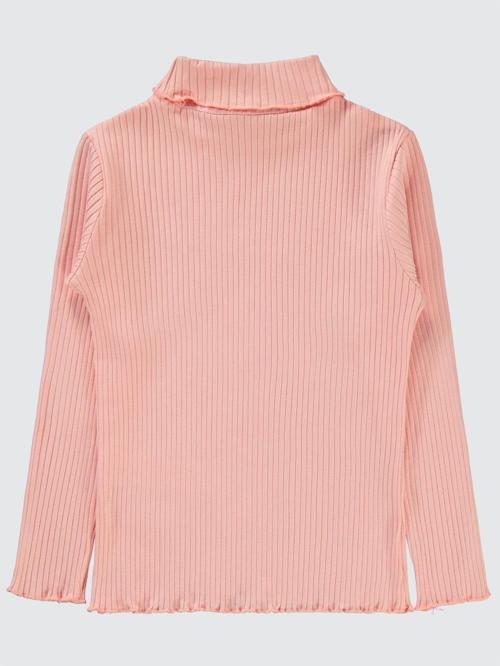 Boğazlı 10-13 Yaş Sweatshirt - Pudra12-13 Yaş
