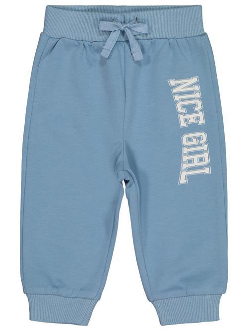 Nice Girl Baskılı 6-18 Ay Eşofman Altı - Mavi12-18 Ay