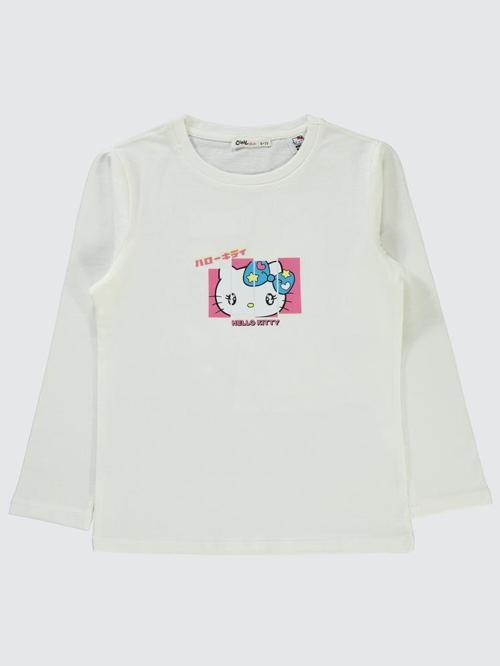 Civil Girls Sanrio Hello Kitty 6-9 Yaş Sweatshirt - Ekru6-7 Yaş