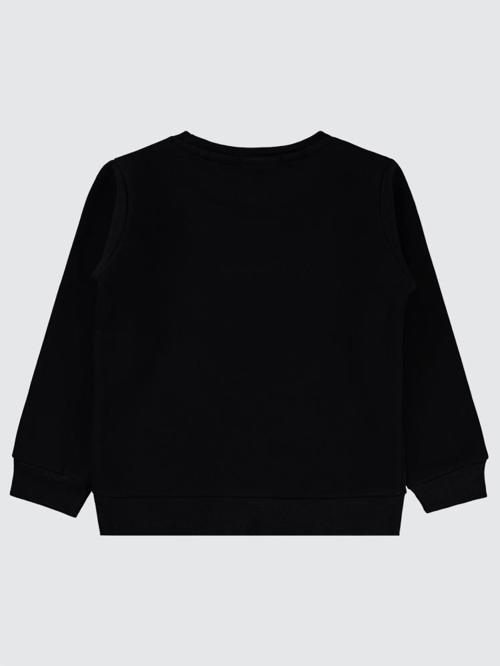 Boston Baskılı 6-9 Yaş Sweatshirt - Siyah9-10 Yaş