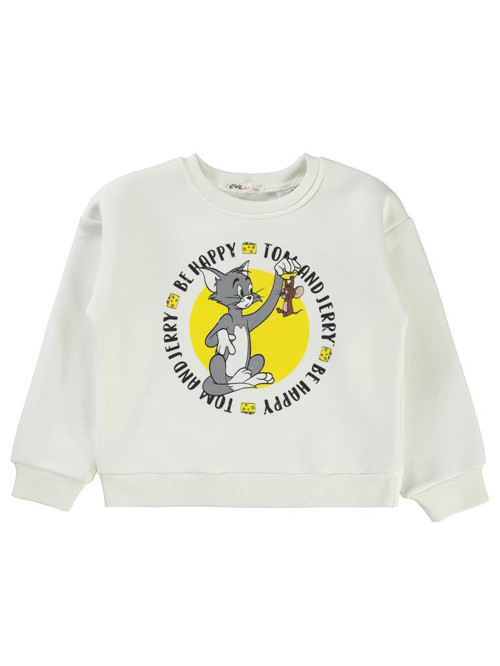 6-9 Yaş Sweatshirt - Ekru6-7 Yaş
