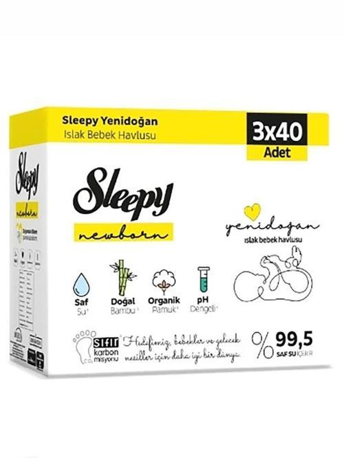 Yenidoğan Islak Bebek Havlusu 3X40 Yaprak - StandartStandart