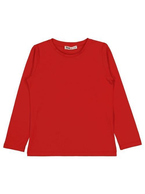 Basic 6-9 Yaş Sweatshirt - Kırmızı8-9 Yaş