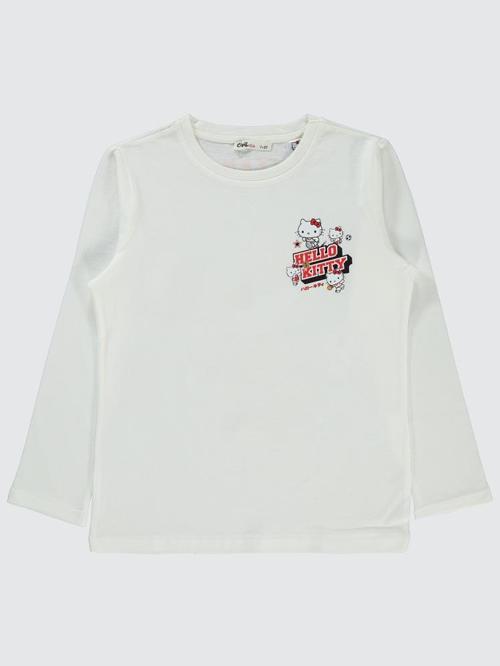 Civil Girls Sanrio Hello Kitty 10-13 Yaş Sweatshirt - Ekru12-13 Yaş