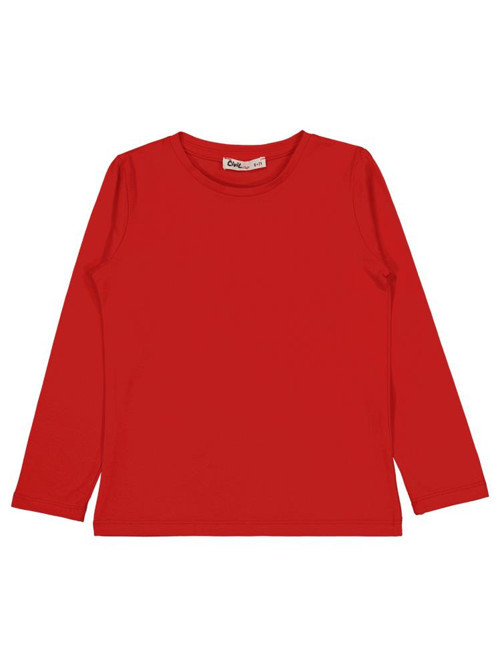 Basic 6-9 Yaş Sweatshirt - Kırmızı9-10 Yaş