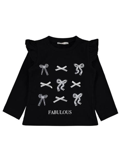 FABULOUS BASKILI 2-5 Yaş Sweatshirt - Siyah5-6 Yaş