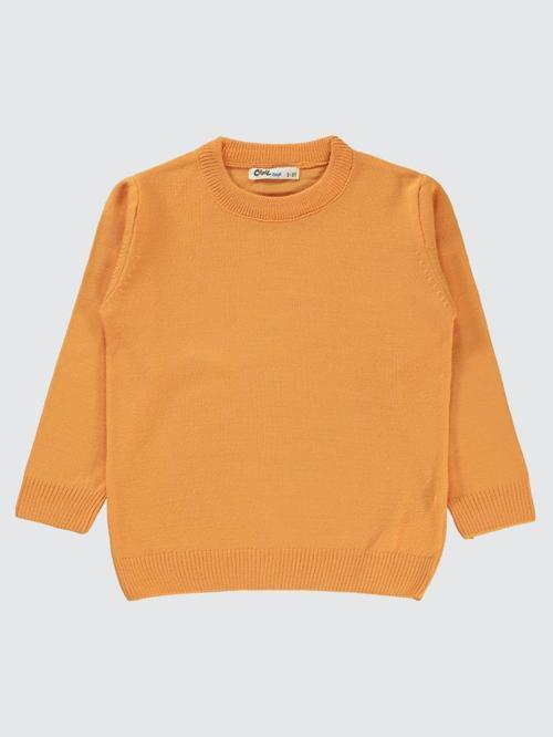 Basic 2-5 Yaş Kazak - Hardal2-3 Yaş