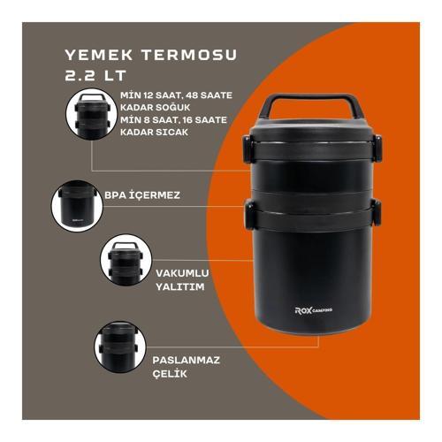 CAMPING 2.2 LT YEMEK TERMOSU
