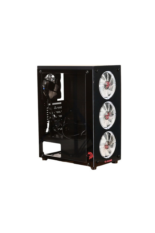 Grims 4 Rgb Fan Black Mesh Gamıng Kasa Power Yok