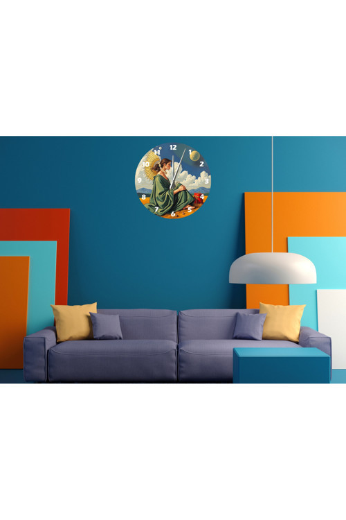 Ti-Play Güven İçinde 30X30Cm Akrilik Dekoratif Modern Duvar Saati