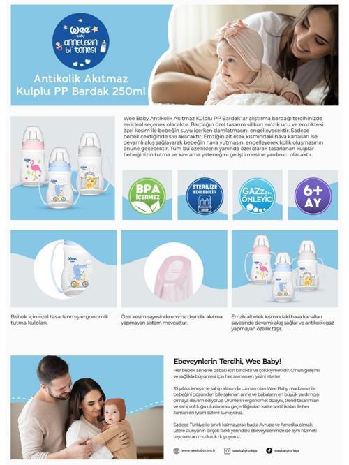Antıkolık Akıtmaz Kulplu Pp. Bardak 250 Ml*** - StandartStandart