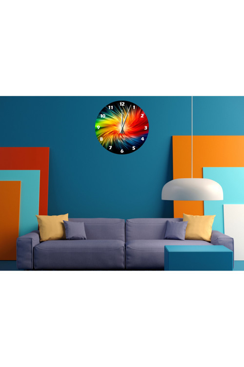 Ti-Play Renk Merkezi 30X30Cm Akrilik Dekoratif Modern Duvar Saati