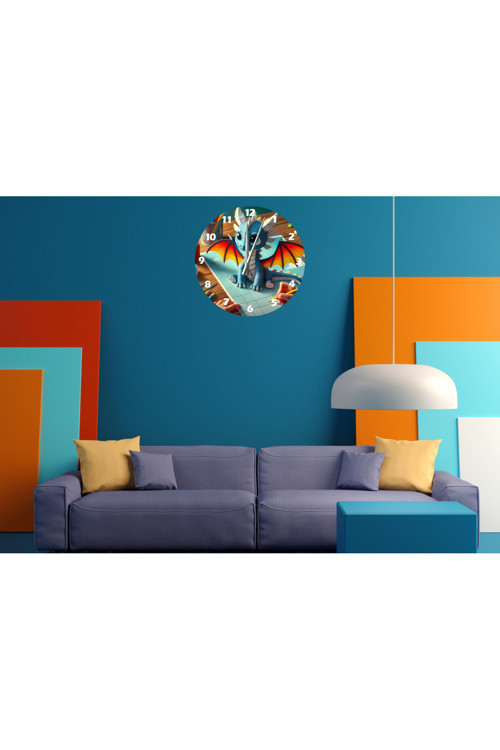 Ti-Play Kahraman Erjerha 30X30Cm Akrilik Dekoratif Modern Duvar Saati