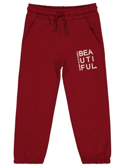 Basic 2-5 Yaş Eşofman Altı - Bordo4-5 Yaş