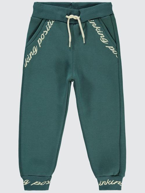 Paçası Baskılı 2-5 Yaş Eşofman Altı - Yeşil5-6 Yaş