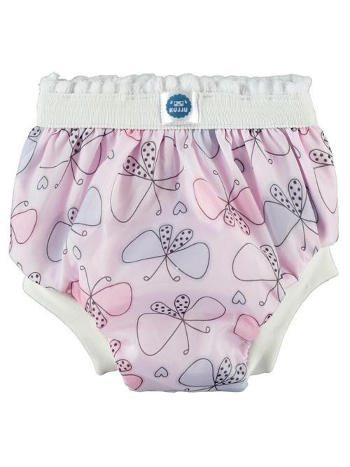 2 Beden Desenli Alıştırma Külodu(15-20 kg) - Pembe3-4 Yaş