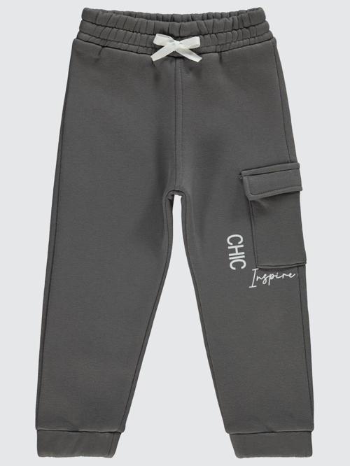 Chic Baskılı 2-5 Yaş Eşofman Altı - Gri2-3 Yaş