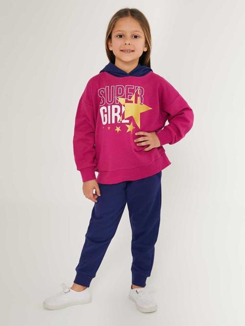 Roly Poly Kız Çocuk 2-7 Yaş Eşofman Takımı - Lila7-8 Yaş