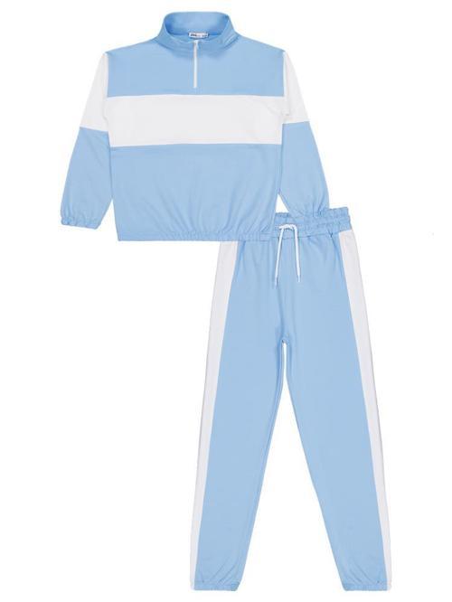 Parçalı 10-13 Yaş Eşofman Takımı - Mavi11-12 Yaş