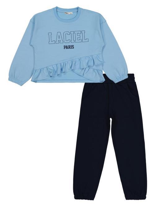 LACIEL Baskılı 6-9 Yaş Eşofman Takımı - Mavi7-8 Yaş
