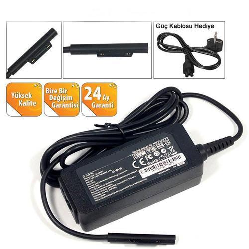 Microsoft Surface Laptop 2 1769 Pro 5 1796 / 1769 44w 15v 2.58a Şarj Aleti Adaptörü