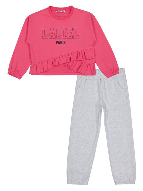 LACIEL Baskılı 6-9 Yaş Eşofman Takımı - Pembe7-8 Yaş