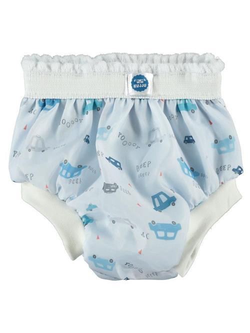 2 Beden Desenli Alıştırma Külodu(15-20 kg) - Mavi3-4 Yaş