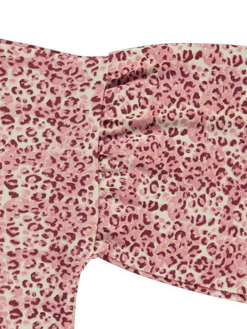 Leopar Desenli  6-9 Yaş Eşofman Takımı - Pudra6-7 Yaş