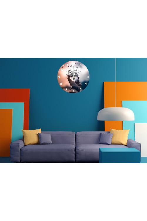 Ti-Play Zaman Bitişi 30X30Cm Akrilik Dekoratif Modern Duvar Saati