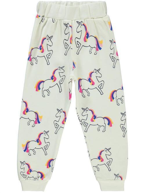 Kız Çocuk Eşofman Altı 2-5 Yaş - Ekru2-3 Yaş